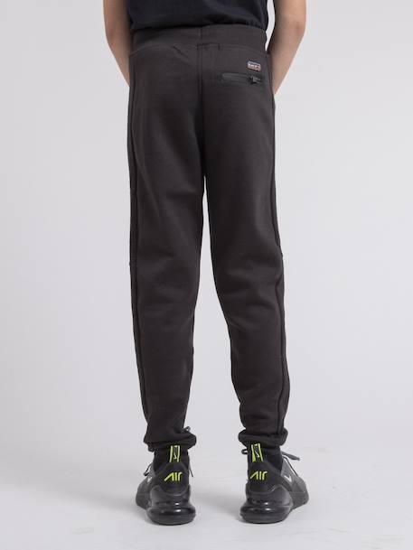 Pantalon molleton vercout garçon Gris foncé+Noir 7 - vertbaudet enfant 