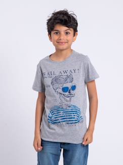 Garçon-T-shirt, polo, sous-pull-T-shirt-T-shirt manches courtes col rond pur coton noumick garçon