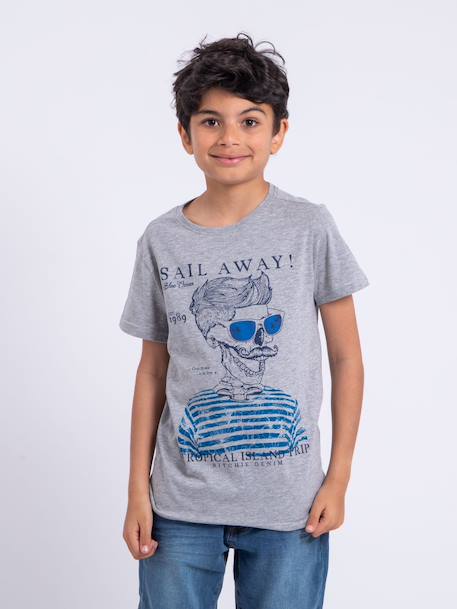 Garçon-T-shirt manches courtes col rond pur coton noumick garçon
