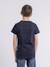 T-shirt col rond pur coton noclark garçon Bleu marine 2 - vertbaudet enfant 