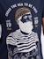 T-shirt manches courtes col rond pur coton nuplaton garçon Bleu marine+Gris clair+Kaki 7 - vertbaudet enfant 