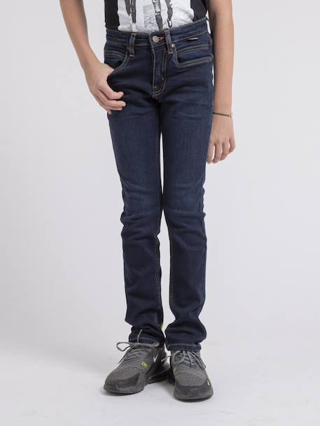 Jean coupe slim spoky garçon Bleu 1 - vertbaudet enfant 
