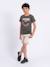 T-shirt manches courtes col rond pur coton neder garçon Blanc+Bleu marine+Kaki 12 - vertbaudet enfant 