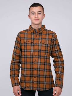 -Chemise manches longues carreaux tamaro garçon