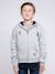 Sweat zippé capuche wamin garçon Beige+Gris clair+Kaki+Vert+Violet 5 - vertbaudet enfant 