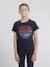 T-shirt col rond pur coton jacraig garçon Bleu marine+Bordeaux+Kaki 1 - vertbaudet enfant 