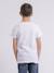 T-shirt col rond niroulio garçon Blanc+Kaki+Rouge 2 - vertbaudet enfant 