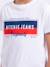 T-shirt manches courtes col rond pur coton nomary garçon Blanc+Jaune+Rouge 3 - vertbaudet enfant 