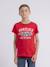 T-shirt col rond niroulio garçon Blanc+Kaki+Rouge 9 - vertbaudet enfant 