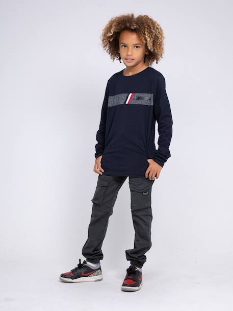 Pantalon battle vaour garçon Beige+Gris+Kaki+Noir 8 - vertbaudet enfant 