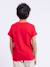 T-shirt manches courtes col rond pur coton nabojan garçon Noir+Rouge 6 - vertbaudet enfant 