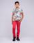 Pantalon chino candelo garçon Beige+Bleu marine+Kaki+Rouge 16 - vertbaudet enfant 