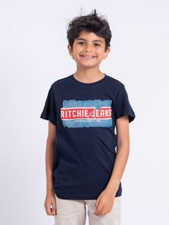 Garçon-T-shirt, polo, sous-pull-T-shirt-T-shirt manches courtes col rond pur coton nipeter garçon