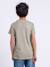 T-shirt manches courtes col rond pur coton noumarty garçon Beige+Gris 2 - vertbaudet enfant 