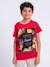 T-shirt manches courtes col rond pur coton noctavio garçon Gris+Kaki+Rouge 9 - vertbaudet enfant 