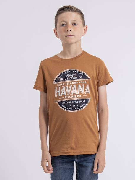 Garçon-T-shirt col rond pur coton numatis garçon