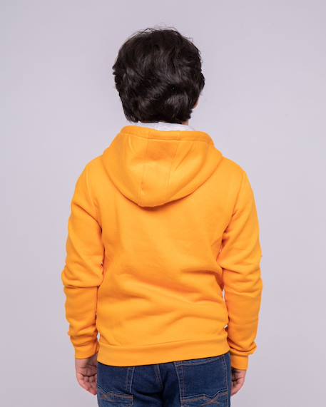 Sweat zippé capuche wams garçon Bleu marine+Gris chine+Orange 10 - vertbaudet enfant 