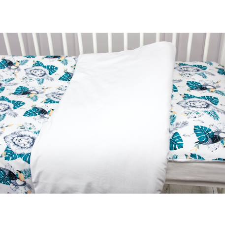 Parure de lit bébé en coton savana Savana, lion 4 - vertbaudet enfant 