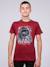 T-shirt col rond pur coton jooster garçon Bordeaux+Kaki 1 - vertbaudet enfant 
