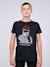 T-shirt col rond pur coton japing garçon Bleu marine+Gris chiné 1 - vertbaudet enfant 