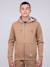 Sweat zippé capuche wamin garçon Beige+Gris clair+Kaki+Vert+Violet 1 - vertbaudet enfant 