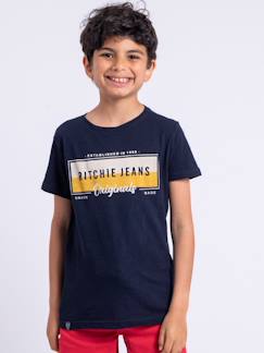 Garçon-T-shirt, polo, sous-pull-T-shirt-T-shirt manches courtes col rond pur coton nomary garçon