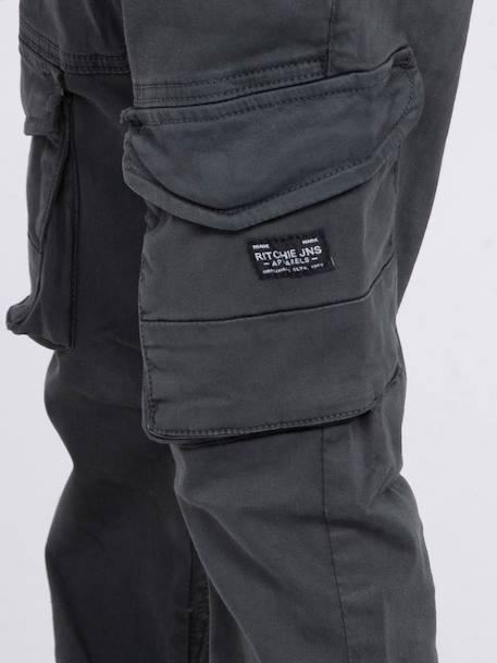 Pantalon battle vaour garçon Beige+Gris+Kaki+Noir 7 - vertbaudet enfant 