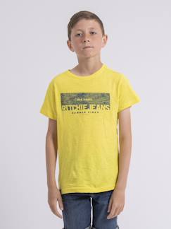 Garçon-T-shirt, polo, sous-pull-T-shirt-T-shirt col rond pur coton notelox garçon