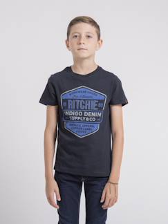 Garçon-T-shirt, polo, sous-pull-T-shirt-T-shirt col rond pur coton jagny garçon