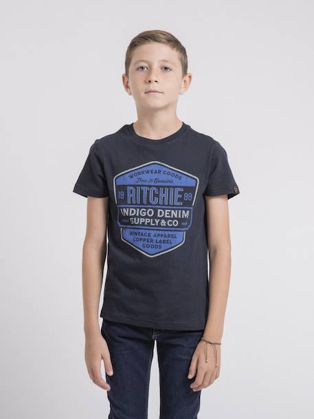 Garçon-T-shirt col rond pur coton jagny garçon