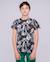 T-shirt col rond pur coton motifs naschool garçon Noir 1 - vertbaudet enfant 