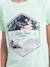 T-shirt manches courtes col rond pur coton numadoc garçon Jaune+Vert 7 - vertbaudet enfant 
