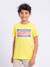 T-shirt manches courtes col rond pur coton nipeter garçon Blanc+Bleu marine+Jaune 9 - vertbaudet enfant 