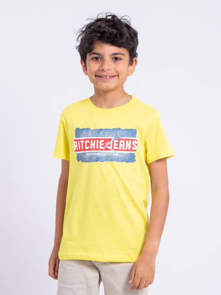 Garçon-T-shirt manches courtes col rond pur coton nipeter garçon