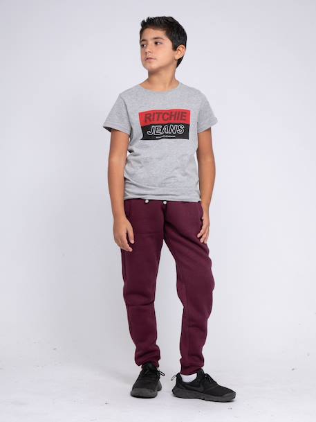 Pantalon jogging vamdary garçon Bleu marine+Violet 8 - vertbaudet enfant 