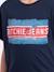 T-shirt manches courtes col rond pur coton nipeter garçon Blanc+Bleu marine+Jaune 7 - vertbaudet enfant 