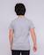 T-shirt col rond pur coton noware garçon Gris chine+Rouge 2 - vertbaudet enfant 