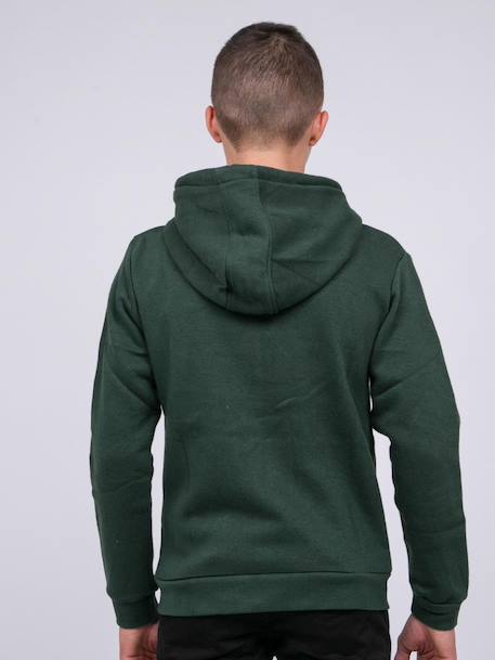 Sweat zippé capuche wamin garçon Beige+Gris clair+Kaki+Vert+Violet 14 - vertbaudet enfant 