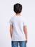 T-shirt manches courtes col rond pur coton nuplaton garçon Bleu marine+Gris clair+Kaki 2 - vertbaudet enfant 