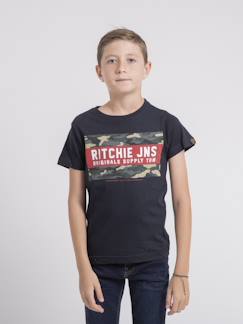 Garçon-T-shirt, polo, sous-pull-T-shirt-T-shirt col rond pur coton jardin garçon