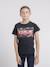 T-shirt col rond pur coton jardin garçon Bleu marine+Gris+Noir 1 - vertbaudet enfant 