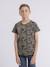 T-shirt col rond nilimour garçon Gris+Kaki 5 - vertbaudet enfant 