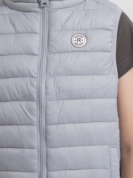 Doudoune sans manche zernes garçon ii Bleu acier+Bleu marine+Gris clair+Noir+Vert foret 11 - vertbaudet enfant 