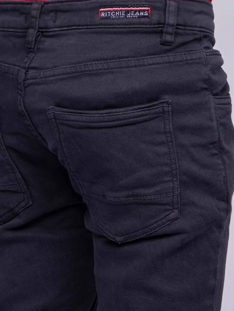 Pantalon chino candelo garçon Beige+Bleu marine+Kaki+Rouge 7 - vertbaudet enfant 