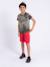 T-shirt manches courtes col rond pur coton nerwik garçon Beige+Kaki 8 - vertbaudet enfant 