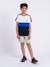T-shirt manches courtes pur coton nabalia garçon Bleu marine+Kaki+Vert 4 - vertbaudet enfant 