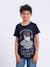 T-shirt manches courtes col rond pur coton nuplaton garçon Bleu marine+Gris clair+Kaki 5 - vertbaudet enfant 