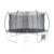 Trampoline rond ø 430cm gris avec filet de protection intérieur et accessoires - venus inner xxl Gris 2 - vertbaudet enfant 