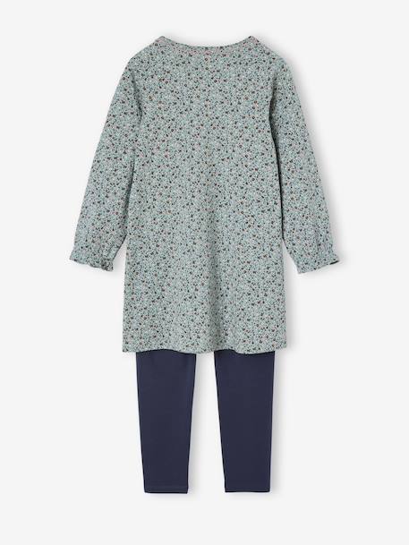 Lot de 2 pyjamas chemises de nuit + leggings fille rose pâle 7 - vertbaudet enfant 