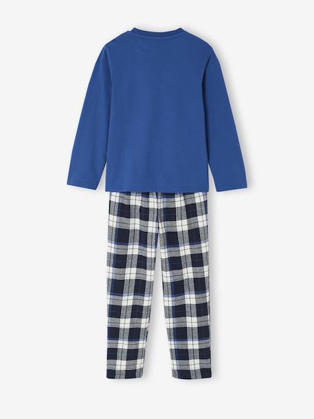 Pyjama Garçon Flanelle Imprimé Dinosaures marine 6 - vertbaudet enfant 